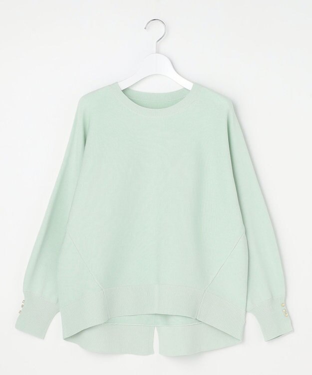 ANY SIS L 【花粉対策】ドルマン ニット ミント