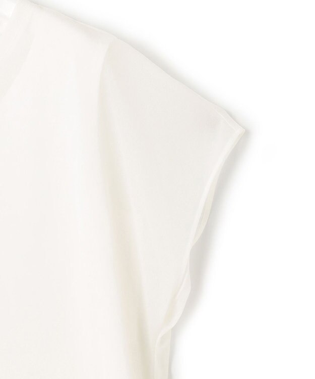 ICB L 【洗える】 シアージャージー カットソー オフホワイト系