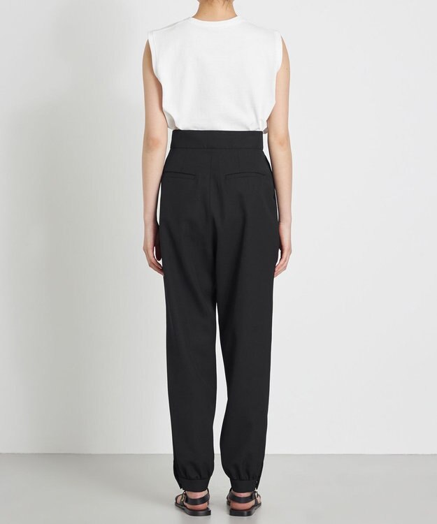 NAVE ウールポリエステルツイル パンツ ブラック系