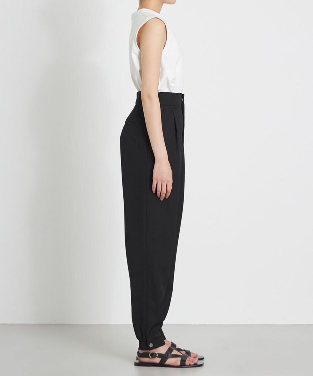 NAVE ウールポリエステルツイル パンツ ブラック系