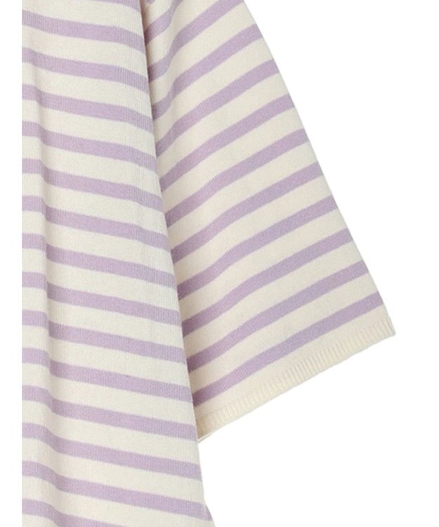 Green Parks 洗える　ニットＴシャツ Border