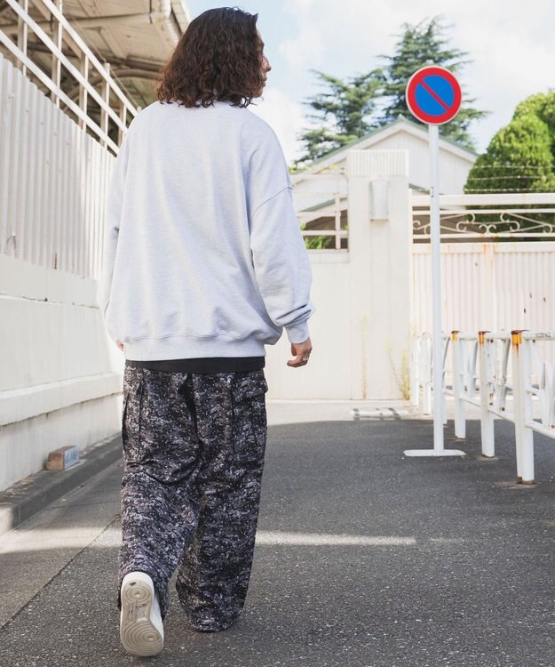 WEGO リップストップ　カーゴパンツ 柄1