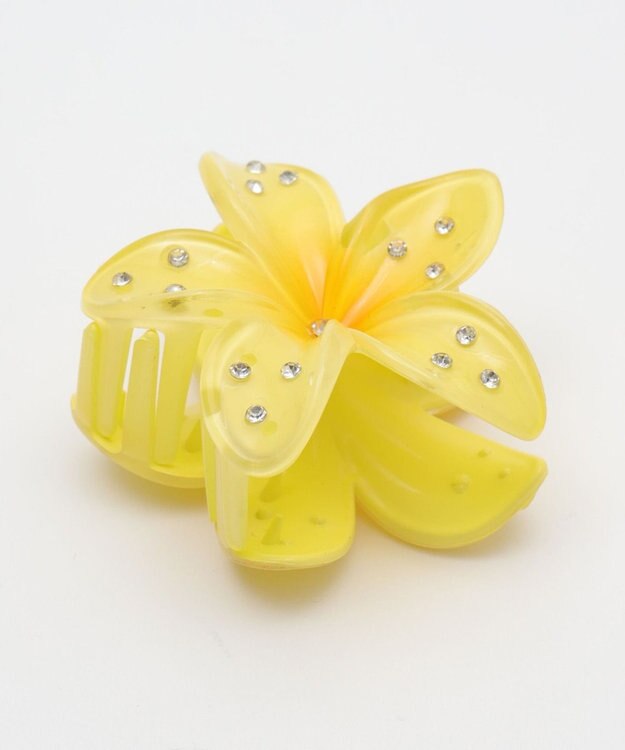 WEGO Lラインストーンフラワーバンス イエロー