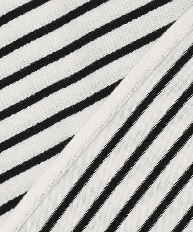 ANY テールロングTシャツ ボーダー