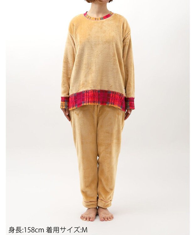 ワコール　AVOCA　パジャマ　LLサイズ　 BDW749 IV パジャマ 【AVOCA×ワコール】 長袖 長ズボン あったか レディース