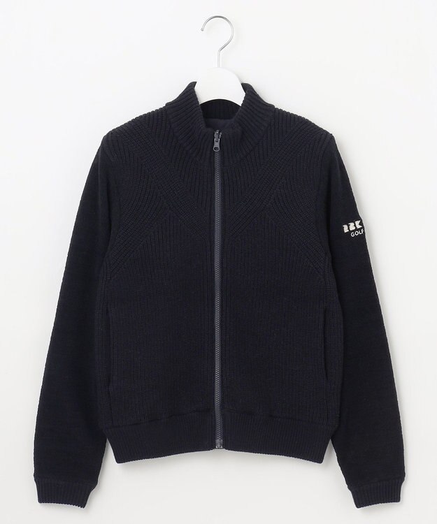 23区GOLF 【WOMEN】 【リバーシブル 】ニット アウター ネイビー系