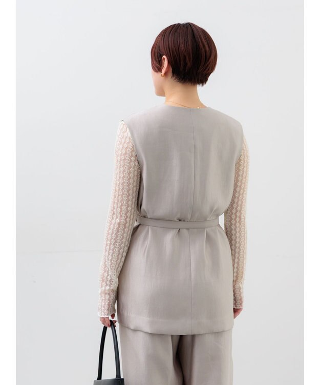 Te chichi シャイニーノーカラージレ(セットアップ可) モカ