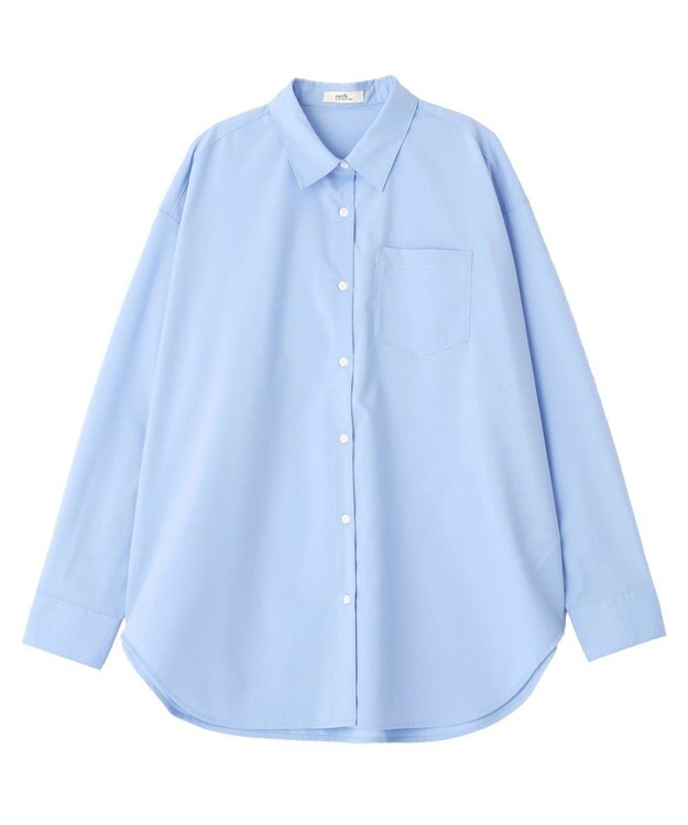 earth music&ecology スタンダードシャツ Blue