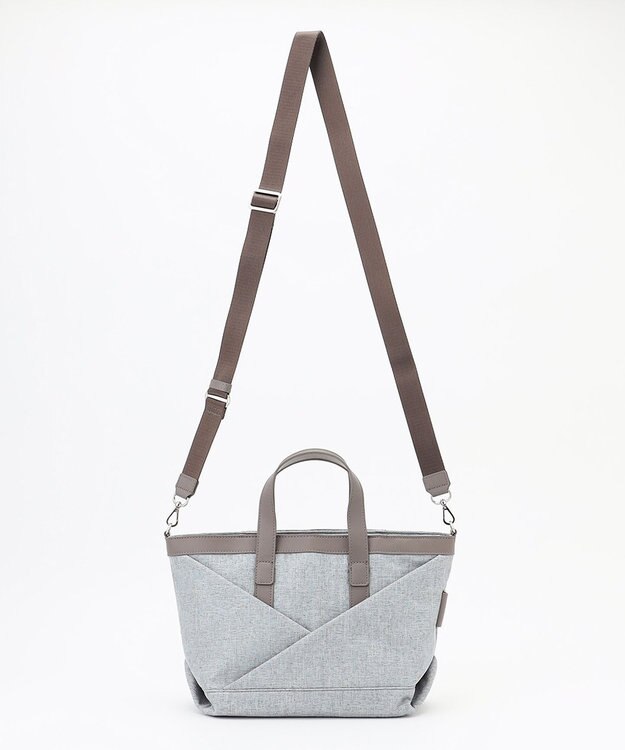 Y'SACCS リネンライク　イニシャルトート　Sサイズ ライトグレー