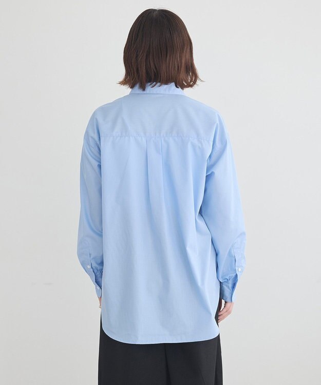 earth music&ecology スタンダードシャツ Blue