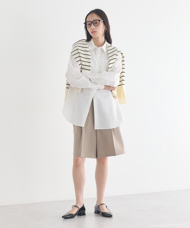 earth music&ecology スタンダードシャツ Off White