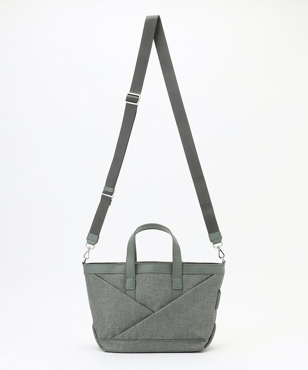 Y'SACCS リネンライク　イニシャルトート　Sサイズ アッシュグリーン【web限定カラー】