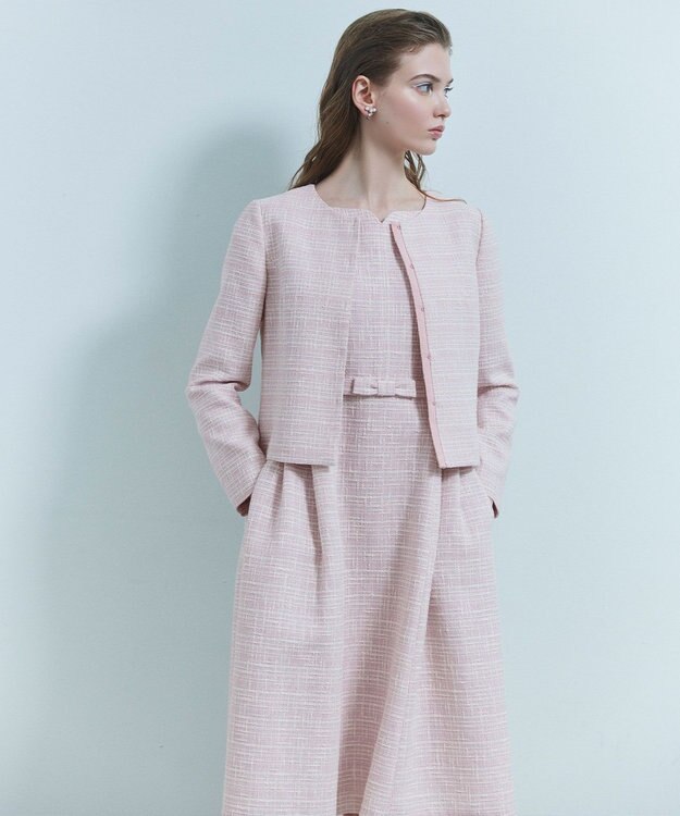 TOCCA 【WEB限定カラーあり・洗える】FIRST SPRINGS ドレス ピンク