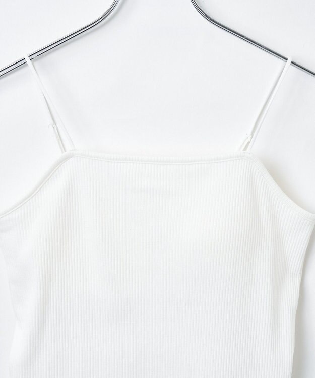 WEGO 【カップ付き/SMサイズ展開】なちゅ盛れカップインキャミ オフホワイト