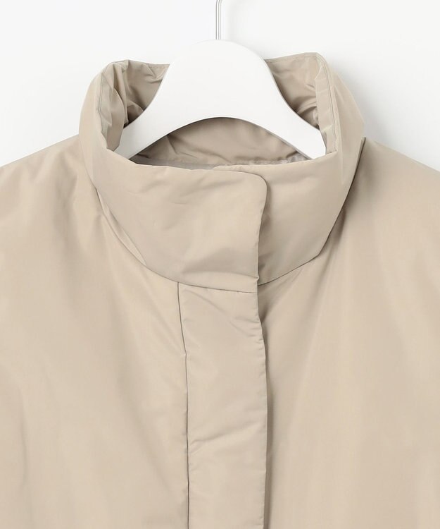 自由区 L 【洗える】パッファー ベスト ベージュ