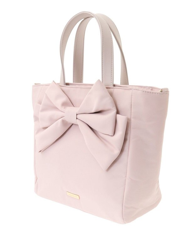 Maison de FLEUR 撥水加工3ルーム2Wayトートバッグ Pink