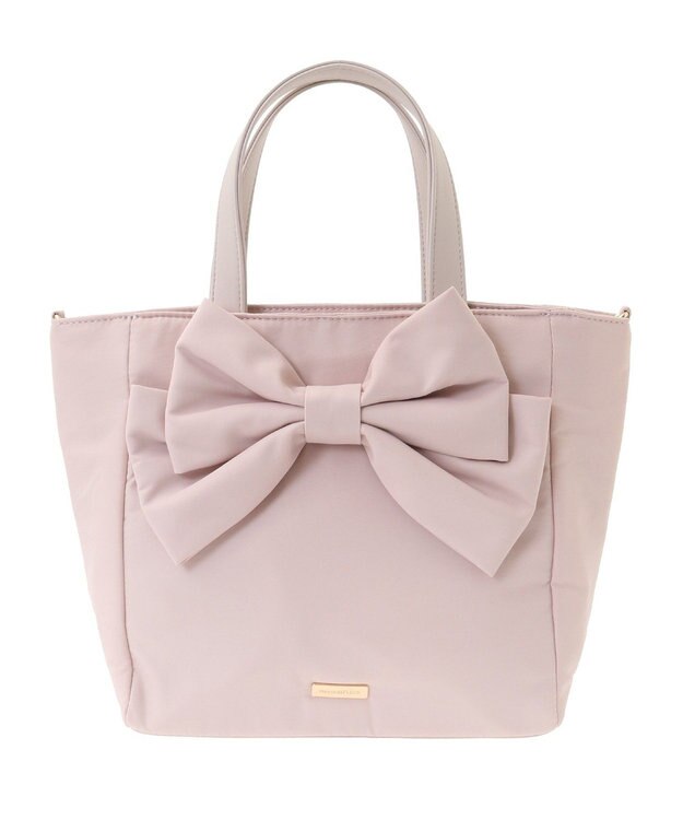 Maison de FLEUR 撥水加工3ルーム2Wayトートバッグ Pink