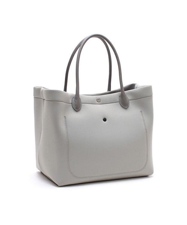 A.D.M.J. 【魔法の様に軽い】マジックライト　スパニッシュファブリックエンブレム刺しゅうトートL グリス