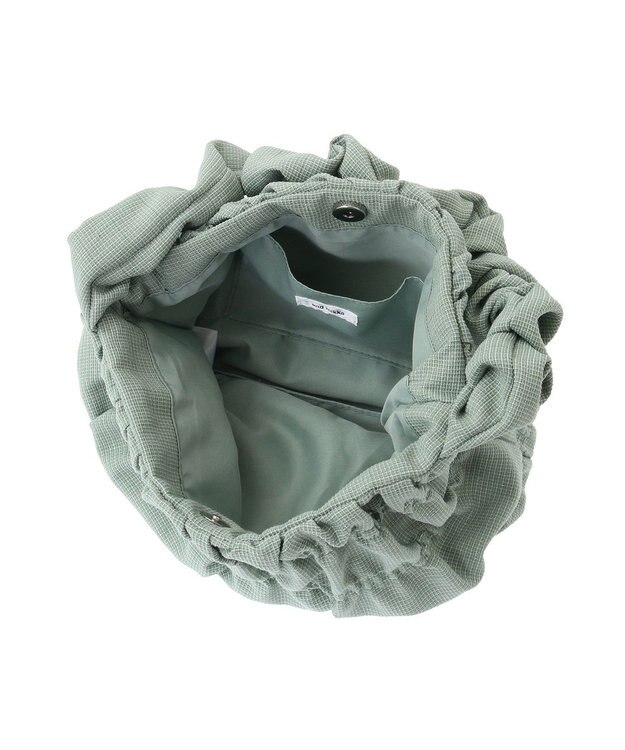 Green Parks ａｎｄｍｉｋｋａ．シャーリングミニトート Green