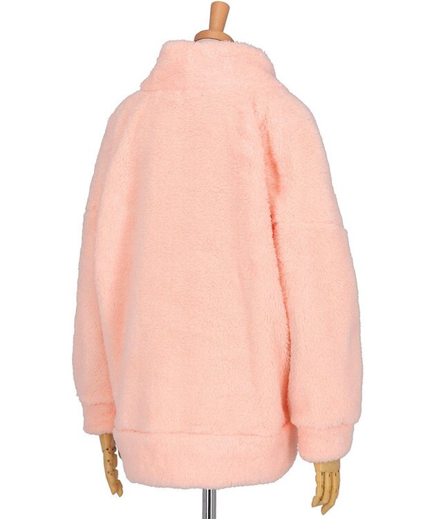 tsumori chisato SLEEP ツモリチサト ローブ フリ－ス素材(本体) あったか 長袖 ルームウェア レディース URW430 /ワコール ピンク