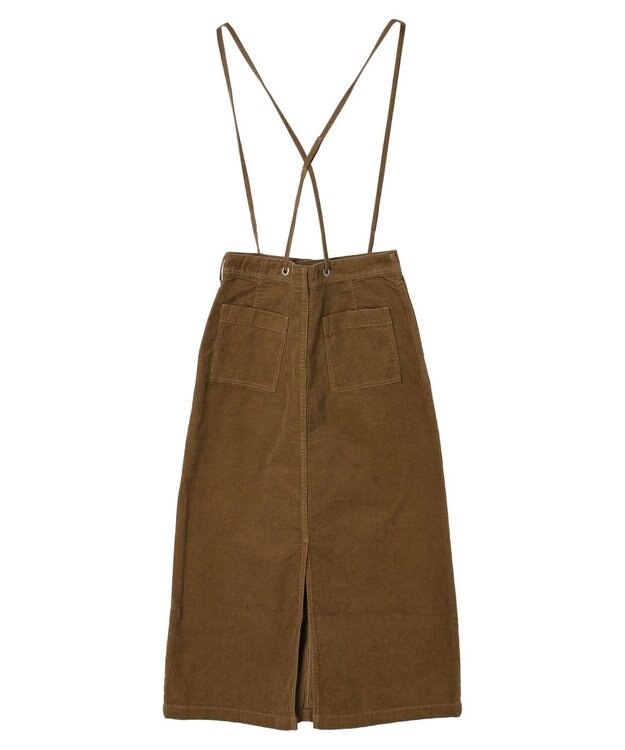 CRAFT STANDARD BOUTIQUE コーデュロイ２ＷＡＹサロペットスカート Camel