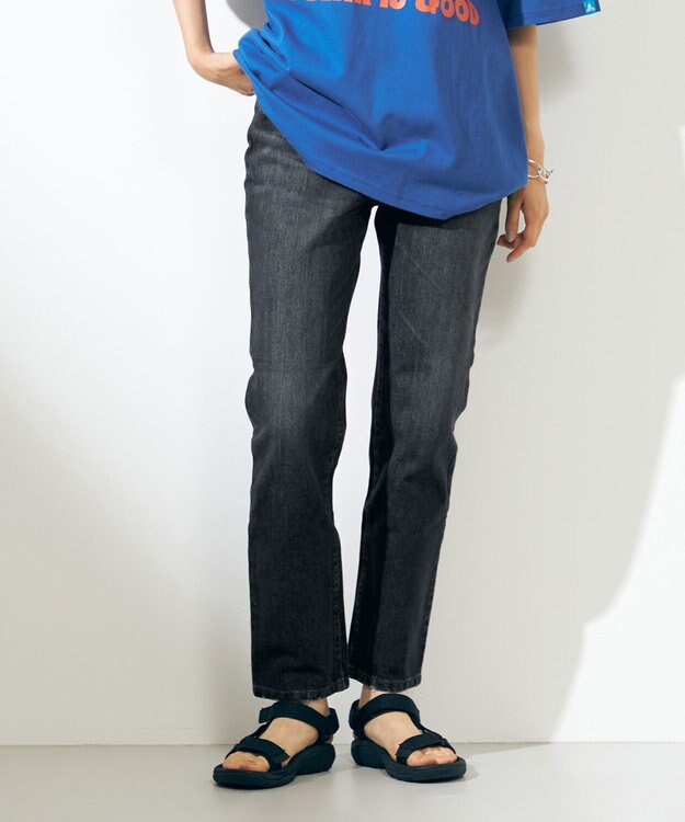 SHARE PARK LADIES 〈CIMMARON CORE〉CLAUDIA スリムテーパードパンツ グレー系