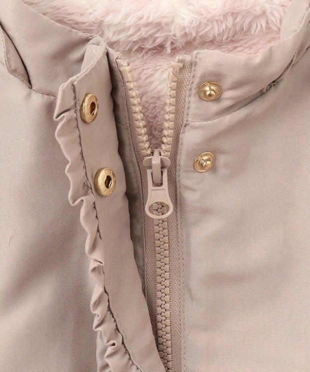 ANY KIDS ガーリー モッズ コート ベージュ