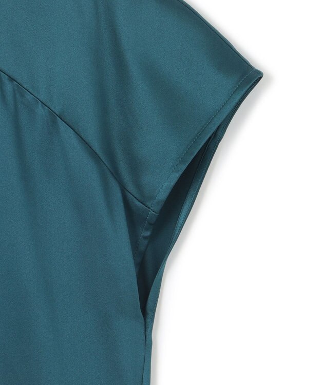 JOSEPH 【洗える】シルクサテン　ドレス Dark Teal