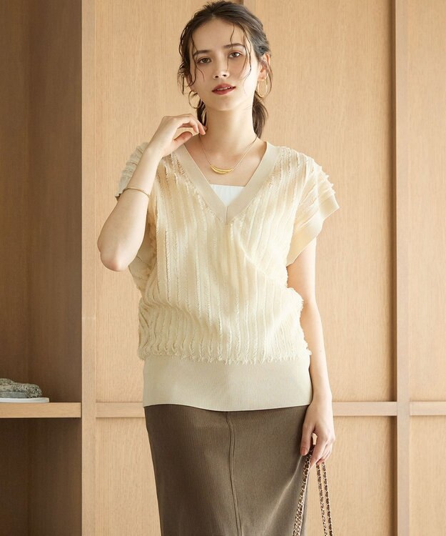 23区 S 【SLOW/一部店舗限定】ソフトコーデュロイ マーメイド スカート ブラウン系