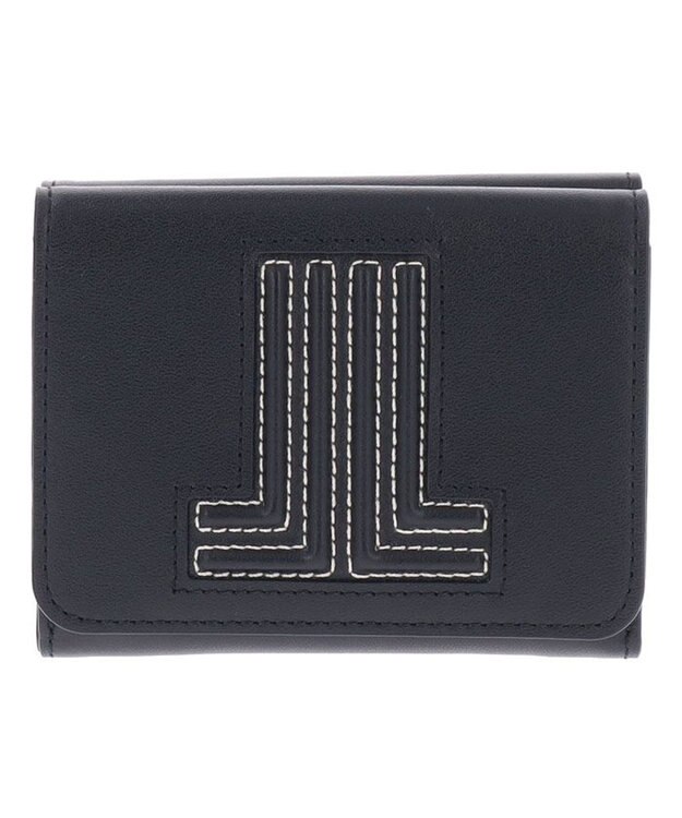 LANVIN en Bleu ヴィジュ 三つ折り財布 ブラック