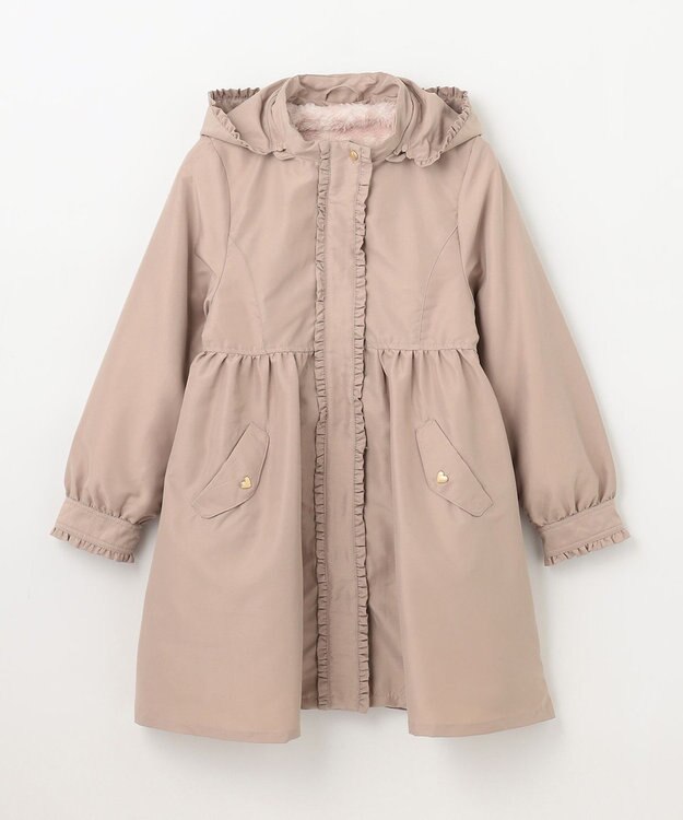 ANY KIDS ガーリー モッズ コート ベージュ