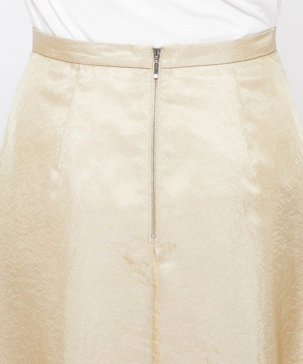 uncrave 【手洗い可】リンクルオーガンジー フレアスカート（uncrave STANDARD） ベージュ