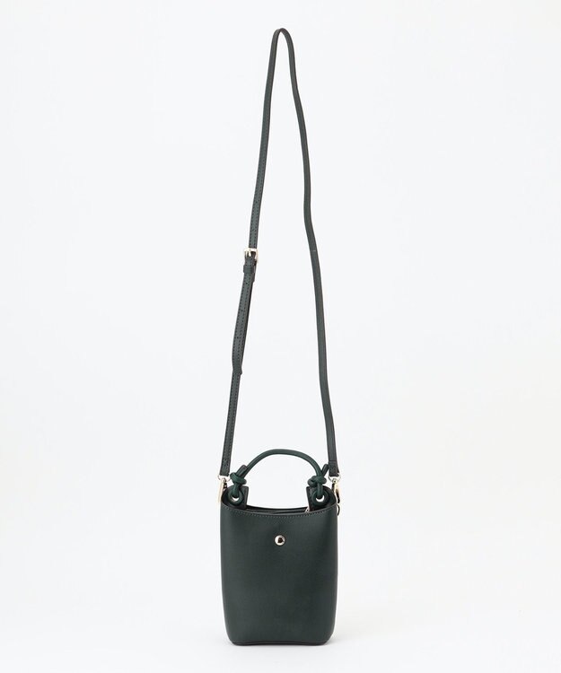 LA BAGAGERIE 【maison vert】 【多収納】ノットデザインポシェット グリーン