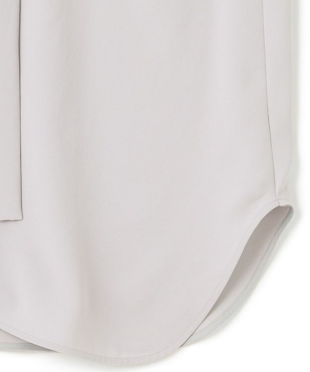 BEIGE， 【洗える】EVA / ボウタイブラウス Ice Blue