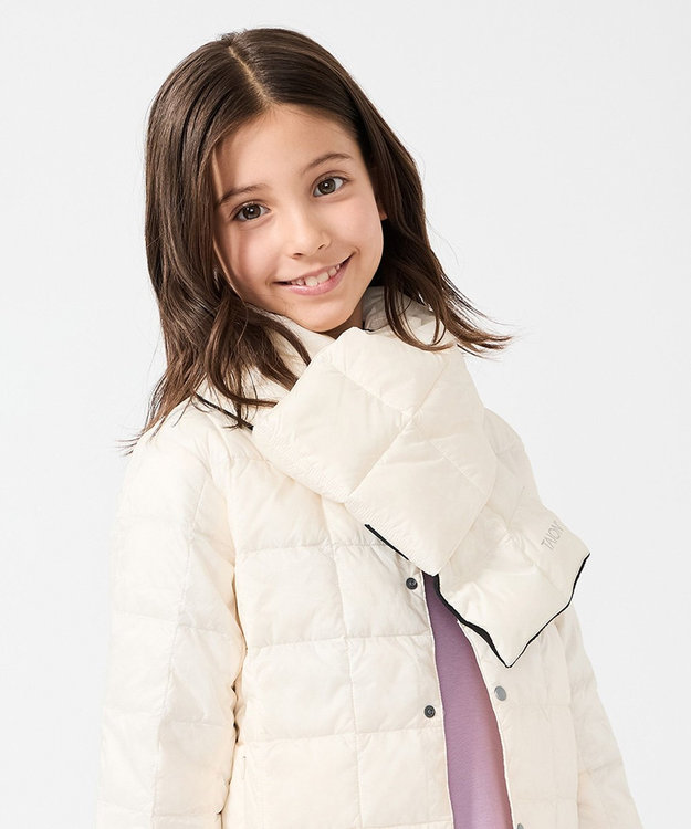 UNFILO TAION ベーシック ダウンスカーフ(UNISEX) オフホワイト