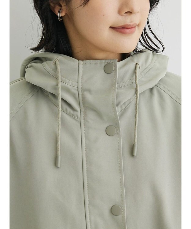 Green Parks 花粉防止　フーデッドブルゾン Khaki