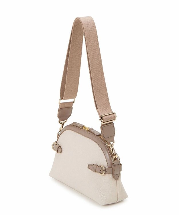 TOPKAPI 【Breath TOPKAPI】SCOTCH GRAIN スコッチグレイン ベルトデザイン ショルダーバッグ クリーム