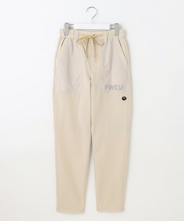 PW CIRCULUS 【WOMEN】ベンチレーション テーパードパンツ ゴルフウェア レディース ベージュ系
