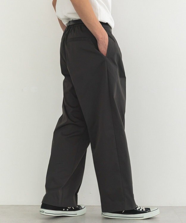 CRAFT STANDARD BOUTIQUE ワンタックチノスラックス Charcoal Gray