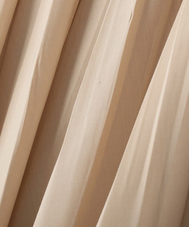 AMERICAN HOLIC 【選べる丈】シアープリーツスカート Beige