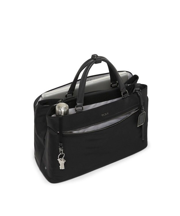 TUMI トートバッグ レディス VOYAGEUR 「シーラ」トート BLACK/GUNMETAL