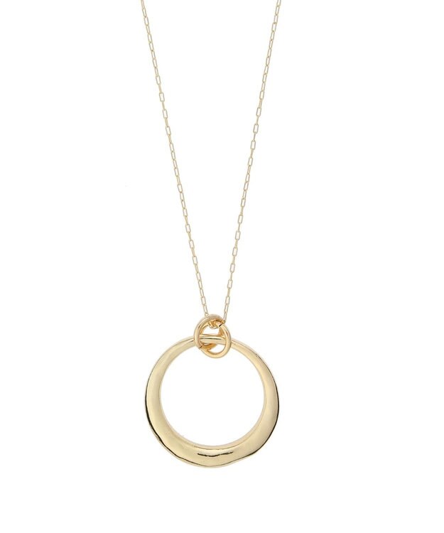AMERICAN HOLIC テクスチャーメタルフープネックレス Gold