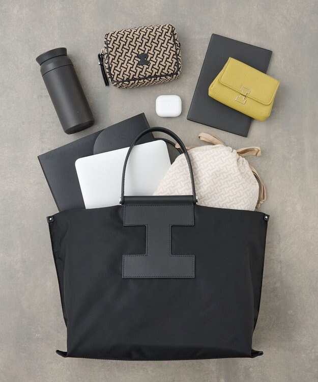 IACUCCI ソルベット L NYLON/RUGA ブラック