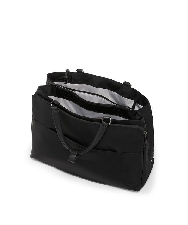 TUMI トートバッグ レディス VOYAGEUR 「シーラ」トート BLACK/GUNMETAL