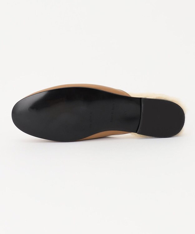 自由区 【CORSO ROMA】ファーローファー ミュール キャメル系