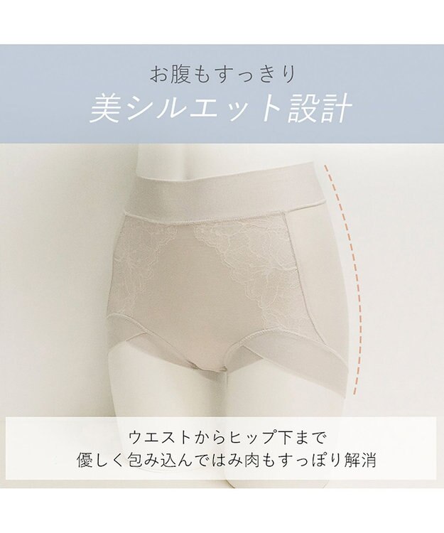 BRADELIS New York 【BRADELIS NewYork peace】　ソフトエアーショーツ26 パールグレージュ