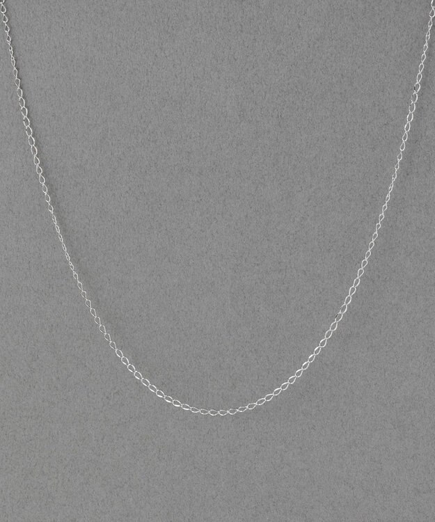 Phoebe 【金属アレルギー対応】スリークオーバルチェーンネックレス/サージカルステンレス シルバー