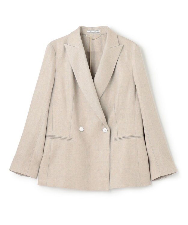 BEIGE， BURDOCK / ダブルジャケット Flax