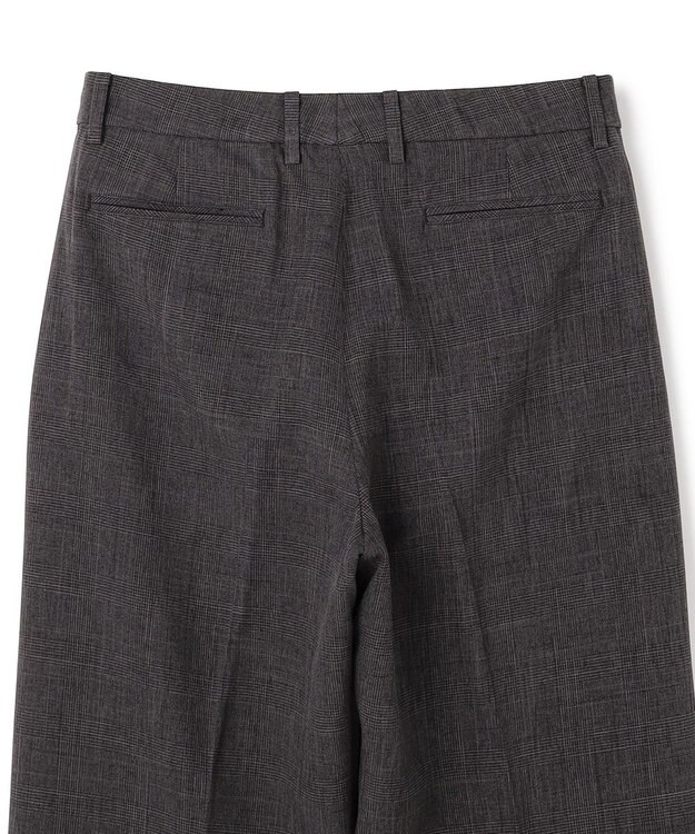 UNFILO MENS ウーリーノ 2タックスラックス グレーチェック