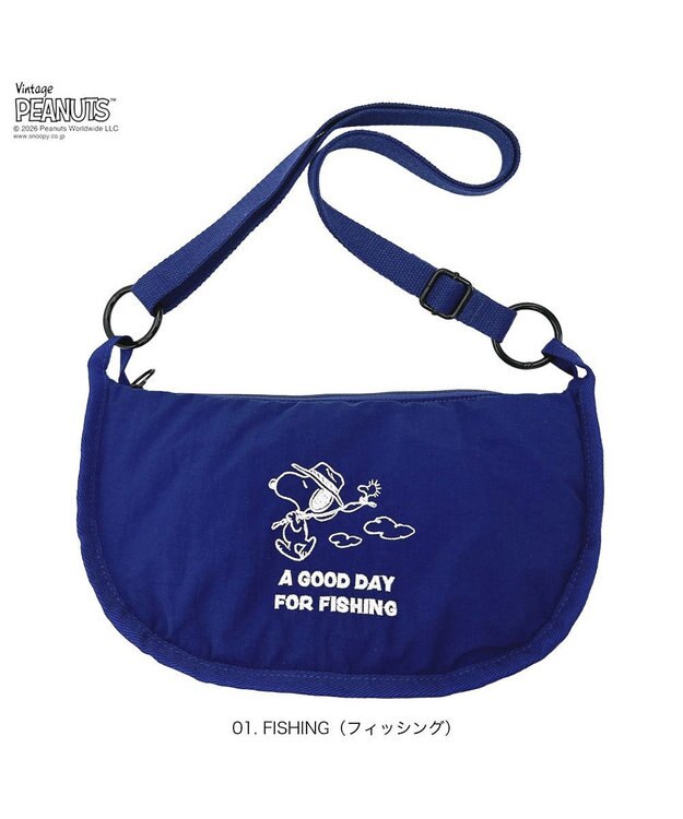 ROOTOTE 8515【ルートート】スヌーピー IP.サーモキーパー.ラウンド.ピーナッツ-1B 01：フィッシング